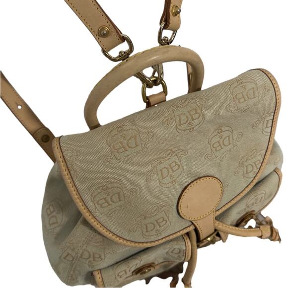Vintage DOONEY & BOURKE Canyon Canvas and Leather Small Daypack/ Backpack - Picture 5 of 13
